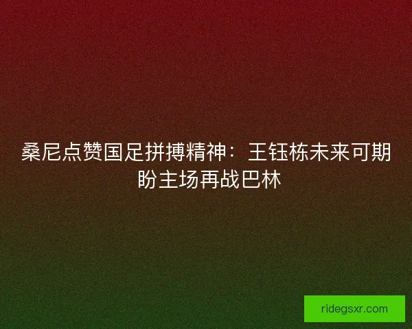 桑尼点赞国足拼搏精神：王钰栋未来可期 盼主场再战巴林