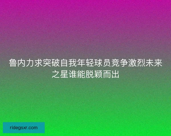 鲁内力求突破自我年轻球员竞争激烈未来之星谁能脱颖而出